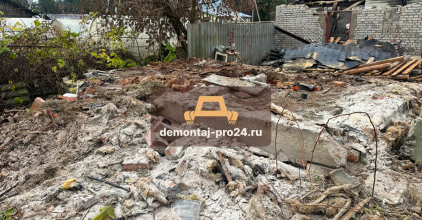 Демонтаж дома в посёлке Чупряково недорого и быстро