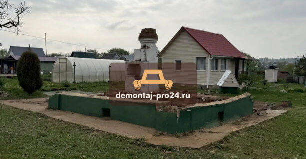 Демонтаж дома в посёлке Строитель недорого и быстро