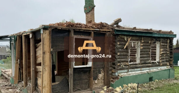 Демонтаж дома в посёлке Строитель недорого и быстро
