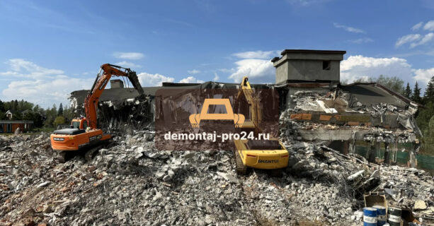 Демонтаж дома в поселке Драчёво недорого и быстро
