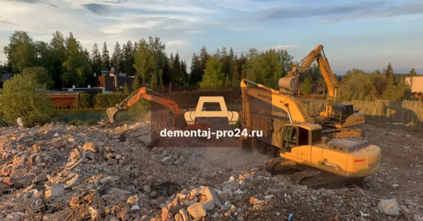 Демонтаж дома в поселке Драчёво недорого и быстро