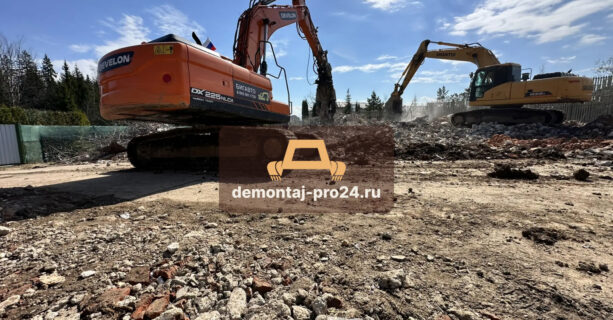 Демонтаж дома в поселке Драчёво недорого и быстро
