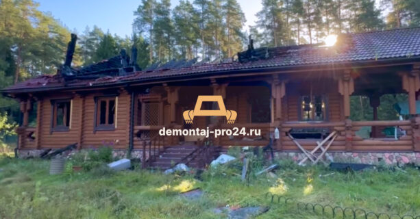 Демонтаж дома в поселке Молоково недорого и быстро